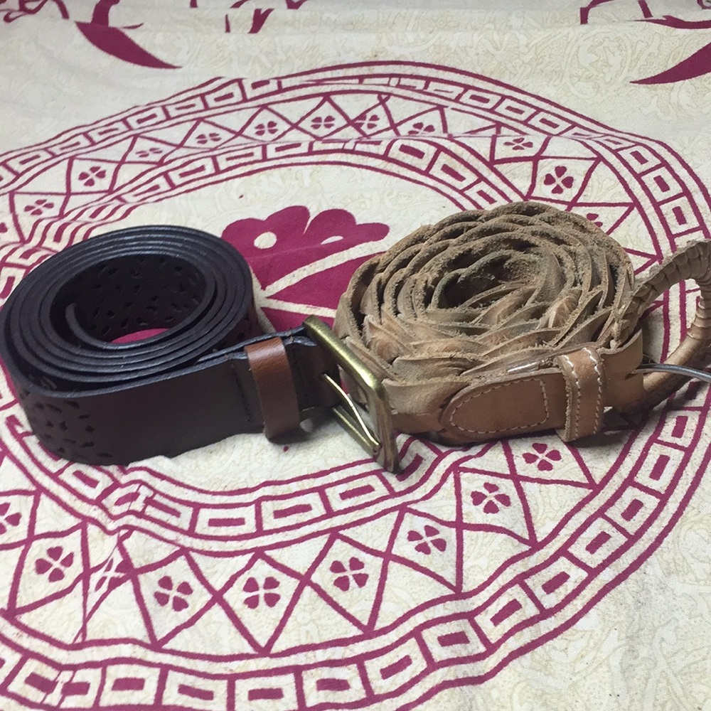 Leather belts